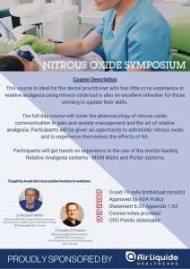 Course flyer for Nitrous Oxide Melbourne February 2027